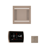 ThermaSol WH14STPSR Wellness Steam Package - HydroVive 14 Rainhead + SignaTouch Wall Mount Control + SteamVection Square Steam Head