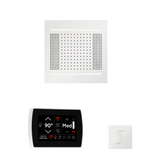 ThermaSol WH14STPSR Wellness Steam Package - HydroVive 14 Rainhead + SignaTouch Wall Mount Control + SteamVection Square Steam Head