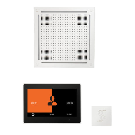 ThermaSol Wellness HydroVive Steam Package with 10" ThermaTouch Square