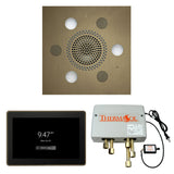 ThermaSol WSP15S Wellness Shower Package - Serenity Advanced Square Rainhead + ThermaTouch2 15" Control + Digital Shower Valve