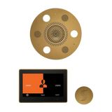 ThermaSol WSTP10R Wellness Steam Package - Serenity Advanced Round Rainhead + ThermaTouch2 10" Control + SteamVection Round Steam Head