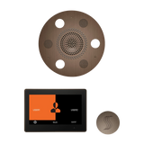 ThermaSol WSTP10R Wellness Steam Package - Serenity Advanced Round Rainhead + ThermaTouch2 10" Control + SteamVection Round Steam Head