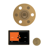 ThermaSol WSTP10R Wellness Steam Package - Serenity Advanced Round Rainhead + ThermaTouch2 10" Control + SteamVection Round Steam Head