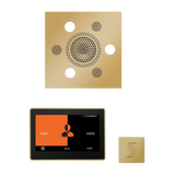 ThermaSol WSTP10S Wellness Steam Package - Serenity Advanced Square Rainhead + ThermaTouch2 10" Control + SteamVection Square Steam Head