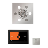 ThermaSol WSTP10S Wellness Steam Package - Serenity Advanced Square Rainhead + ThermaTouch2 10" Control + SteamVection Square Steam Head