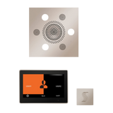ThermaSol WSTP10S Wellness Steam Package - Serenity Advanced Square Rainhead + ThermaTouch2 10" Control + SteamVection Square Steam Head
