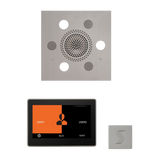ThermaSol WSTP10S Wellness Steam Package - Serenity Advanced Square Rainhead + ThermaTouch2 10" Control + SteamVection Square Steam Head