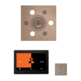 ThermaSol WSTP10S Wellness Steam Package - Serenity Advanced Square Rainhead + ThermaTouch2 10" Control + SteamVection Square Steam Head