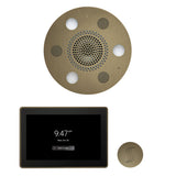 ThermaSol WSTP15R Wellness Steam Package - Serenity Advanced Round Rainhead + ThermaTouch2 15" Control + SteamVection Round Steam Head