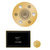 ThermaSol WSTP15R Wellness Steam Package - Serenity Advanced Round Rainhead + ThermaTouch2 15" Control + SteamVection Round Steam Head