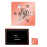 ThermaSol WSTP15S Wellness Steam Package - Serenity Advanced Square Rainhead + ThermaTouch2 15" Control + SteamVection Square Steam Head